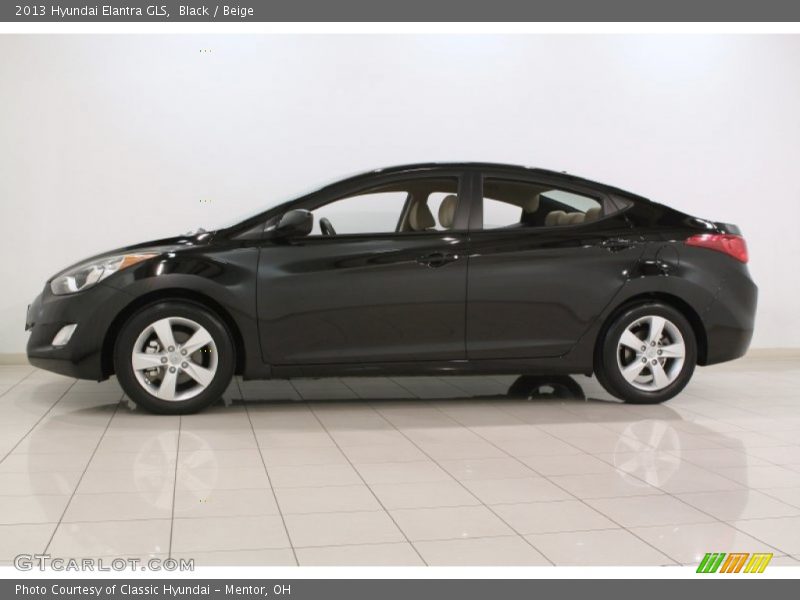 Black / Beige 2013 Hyundai Elantra GLS