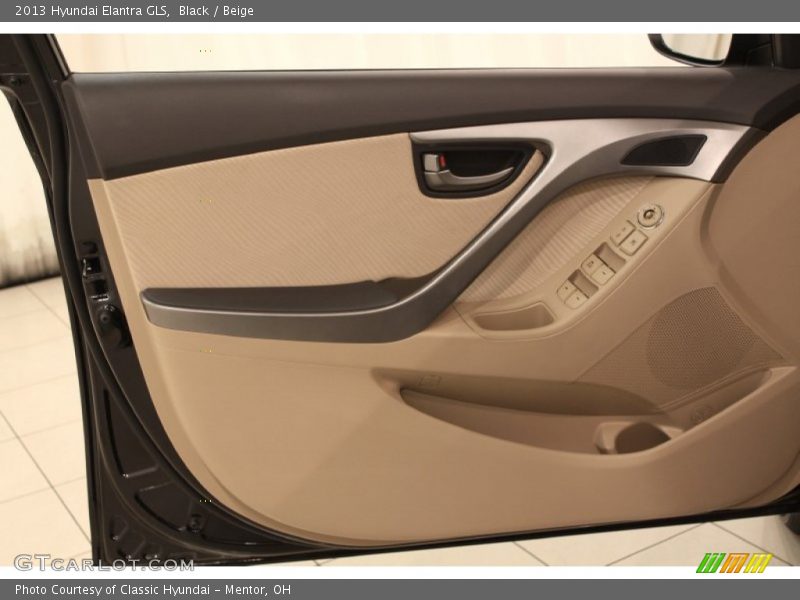 Black / Beige 2013 Hyundai Elantra GLS