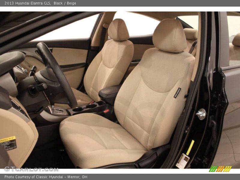 Black / Beige 2013 Hyundai Elantra GLS