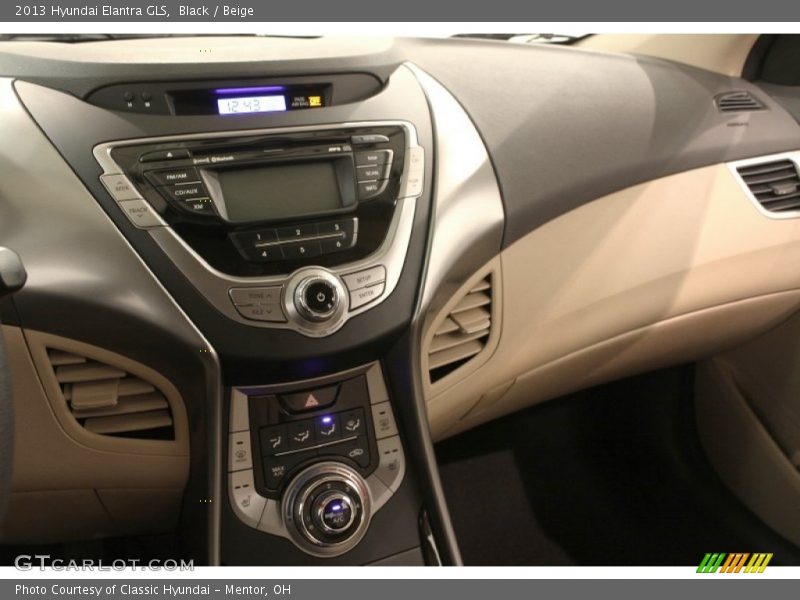 Black / Beige 2013 Hyundai Elantra GLS