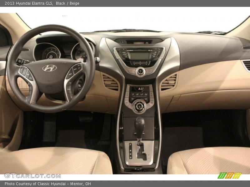 Black / Beige 2013 Hyundai Elantra GLS