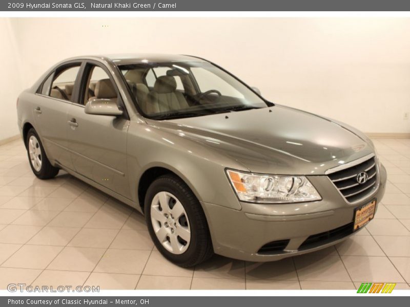 Natural Khaki Green / Camel 2009 Hyundai Sonata GLS