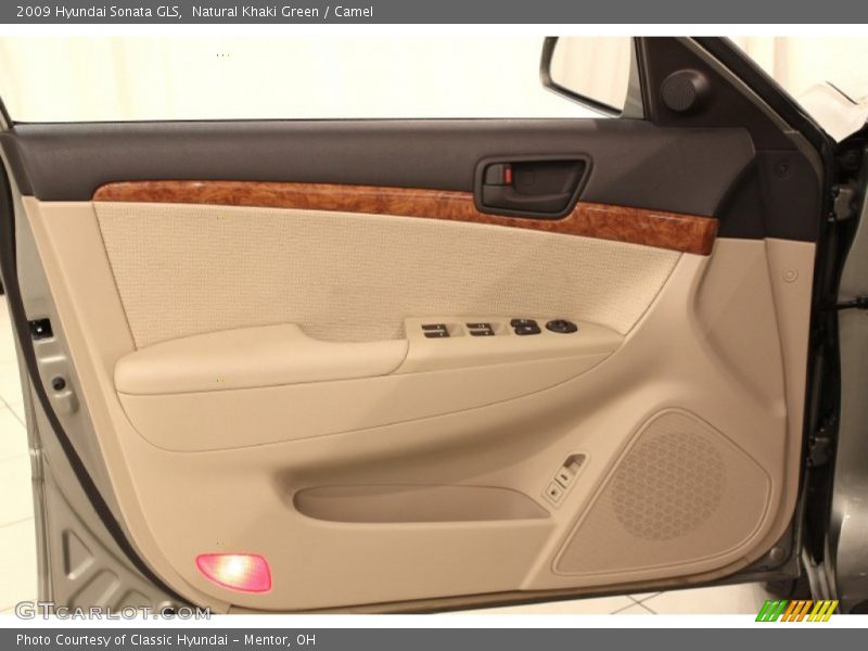 Natural Khaki Green / Camel 2009 Hyundai Sonata GLS