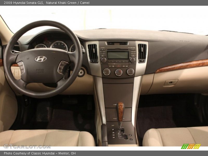 Natural Khaki Green / Camel 2009 Hyundai Sonata GLS