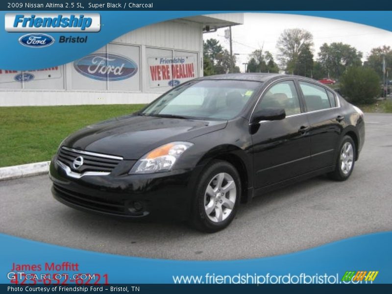 Super Black / Charcoal 2009 Nissan Altima 2.5 SL
