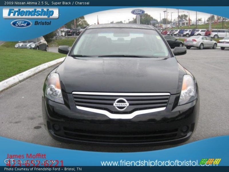 Super Black / Charcoal 2009 Nissan Altima 2.5 SL