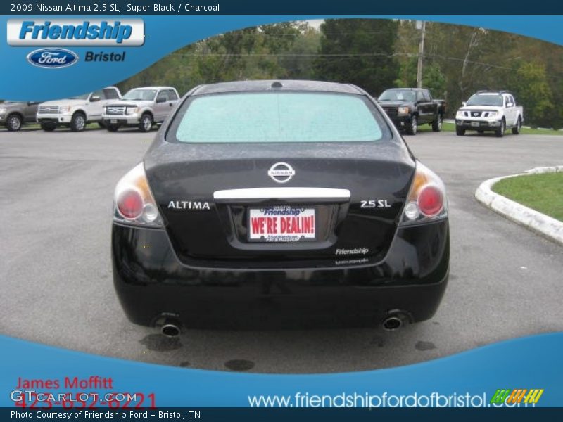 Super Black / Charcoal 2009 Nissan Altima 2.5 SL