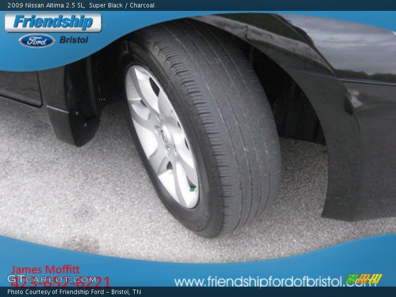 Super Black / Charcoal 2009 Nissan Altima 2.5 SL