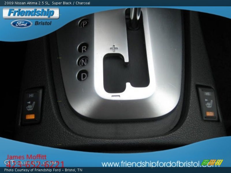 Super Black / Charcoal 2009 Nissan Altima 2.5 SL