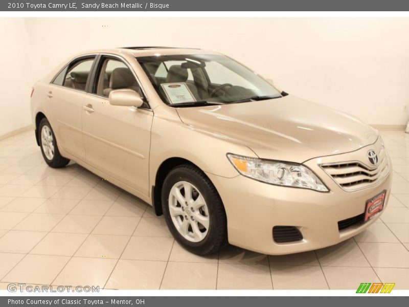 Sandy Beach Metallic / Bisque 2010 Toyota Camry LE