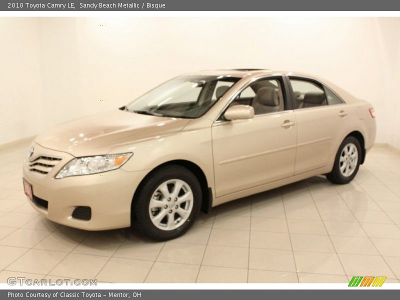 Sandy Beach Metallic / Bisque 2010 Toyota Camry LE