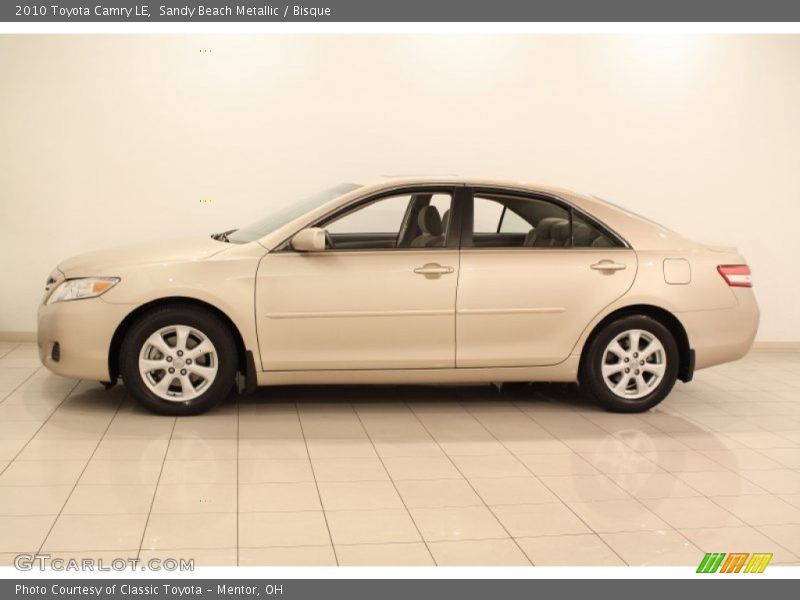 Sandy Beach Metallic / Bisque 2010 Toyota Camry LE