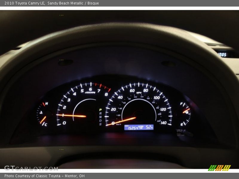 Sandy Beach Metallic / Bisque 2010 Toyota Camry LE