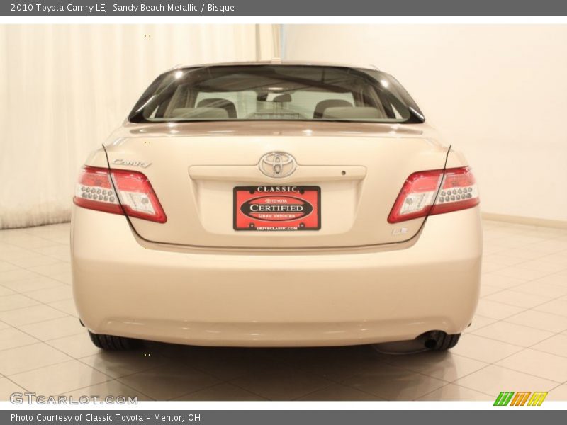 Sandy Beach Metallic / Bisque 2010 Toyota Camry LE