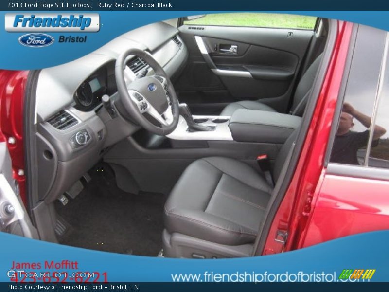 Ruby Red / Charcoal Black 2013 Ford Edge SEL EcoBoost