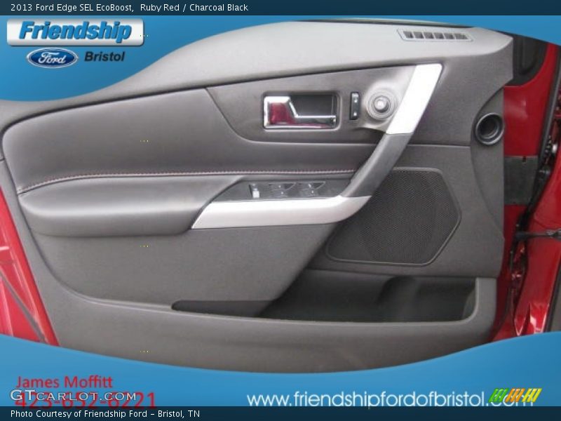 Ruby Red / Charcoal Black 2013 Ford Edge SEL EcoBoost