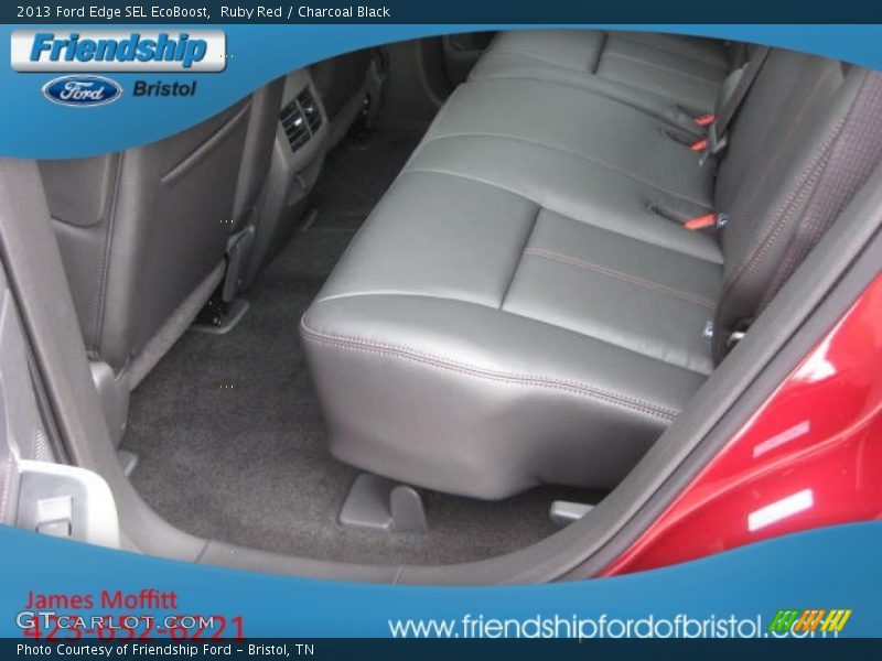 Ruby Red / Charcoal Black 2013 Ford Edge SEL EcoBoost