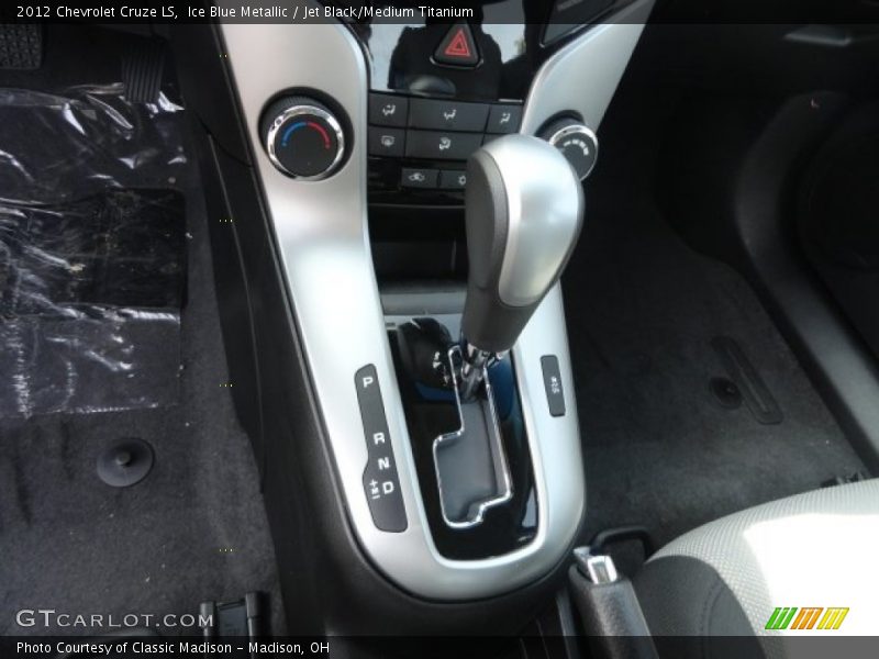 Ice Blue Metallic / Jet Black/Medium Titanium 2012 Chevrolet Cruze LS