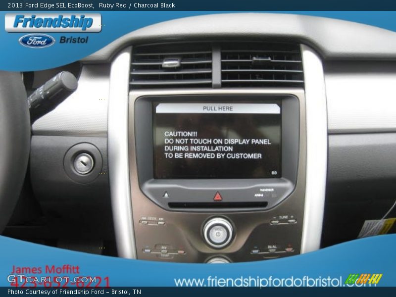 Ruby Red / Charcoal Black 2013 Ford Edge SEL EcoBoost
