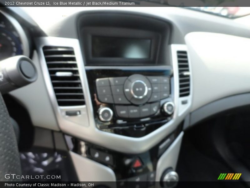 Ice Blue Metallic / Jet Black/Medium Titanium 2012 Chevrolet Cruze LS