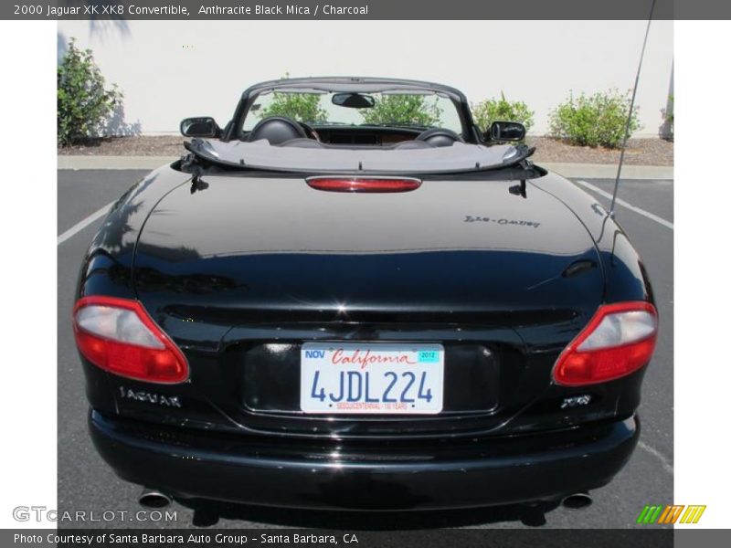 Anthracite Black Mica / Charcoal 2000 Jaguar XK XK8 Convertible