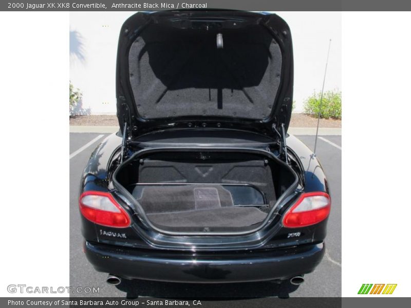 Anthracite Black Mica / Charcoal 2000 Jaguar XK XK8 Convertible