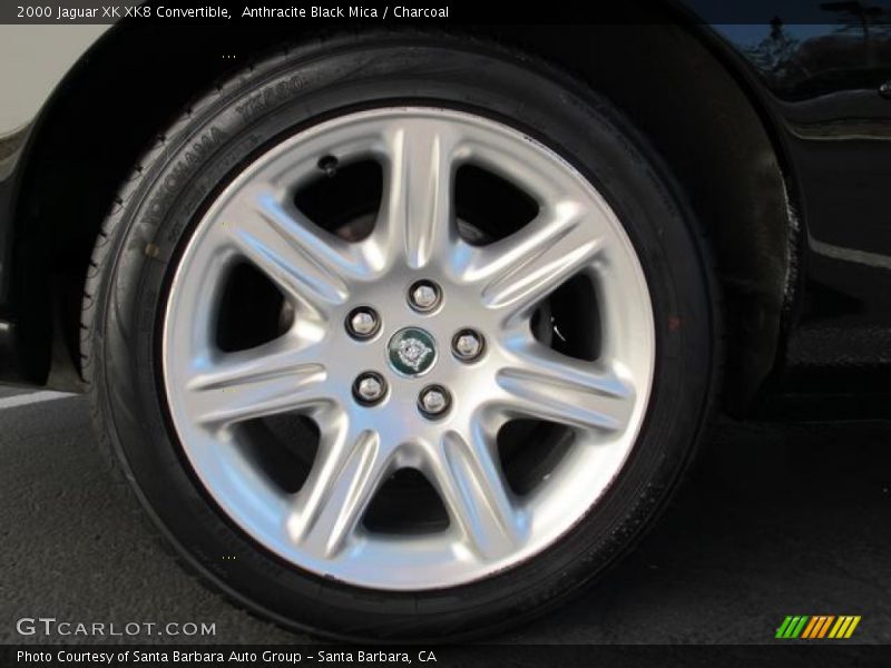 Anthracite Black Mica / Charcoal 2000 Jaguar XK XK8 Convertible