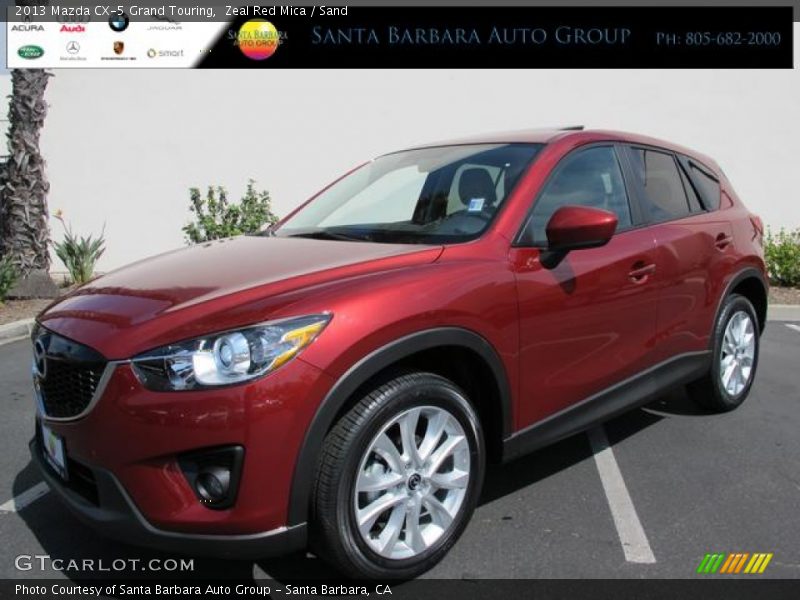 Zeal Red Mica / Sand 2013 Mazda CX-5 Grand Touring
