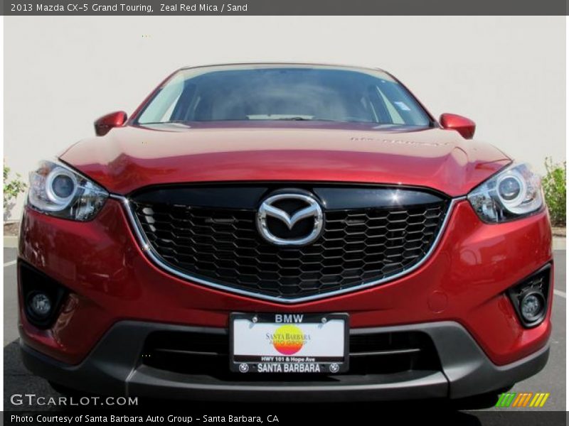 Zeal Red Mica / Sand 2013 Mazda CX-5 Grand Touring