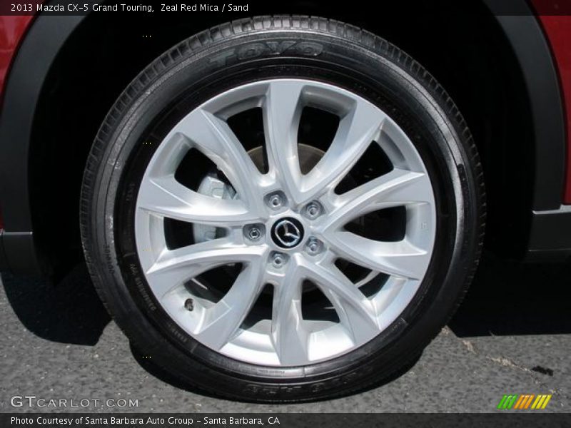 Zeal Red Mica / Sand 2013 Mazda CX-5 Grand Touring