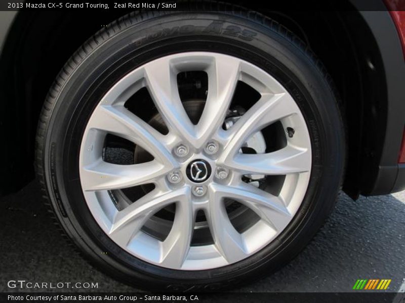 Zeal Red Mica / Sand 2013 Mazda CX-5 Grand Touring