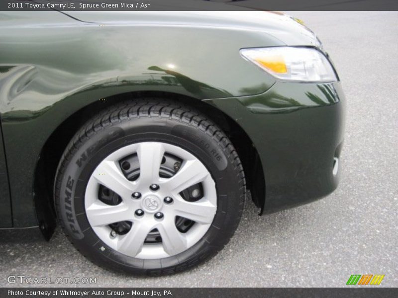 Spruce Green Mica / Ash 2011 Toyota Camry LE