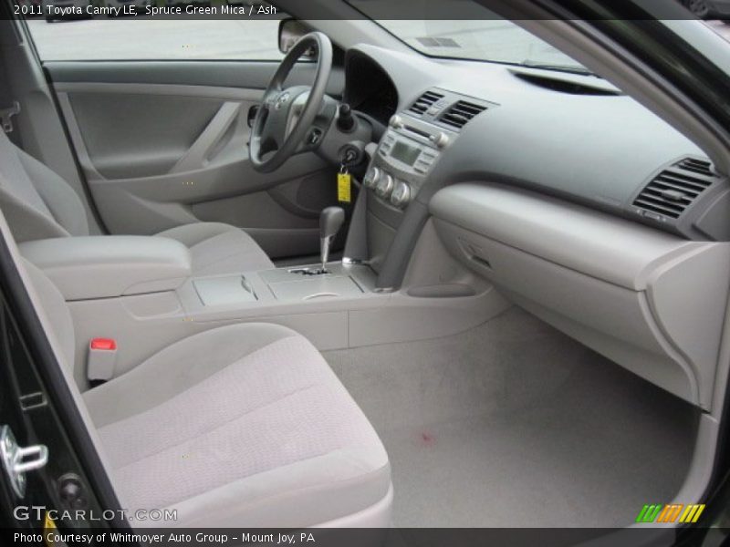 Spruce Green Mica / Ash 2011 Toyota Camry LE