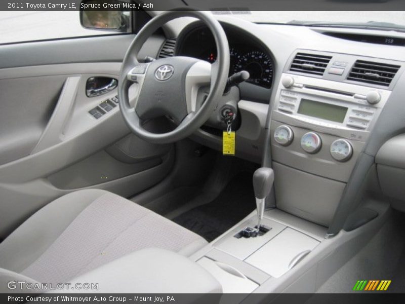 Spruce Green Mica / Ash 2011 Toyota Camry LE