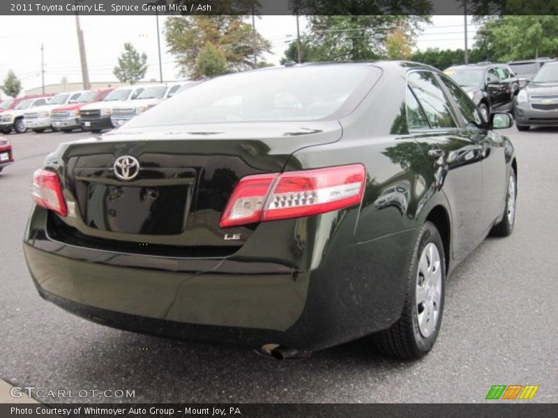 Spruce Green Mica / Ash 2011 Toyota Camry LE