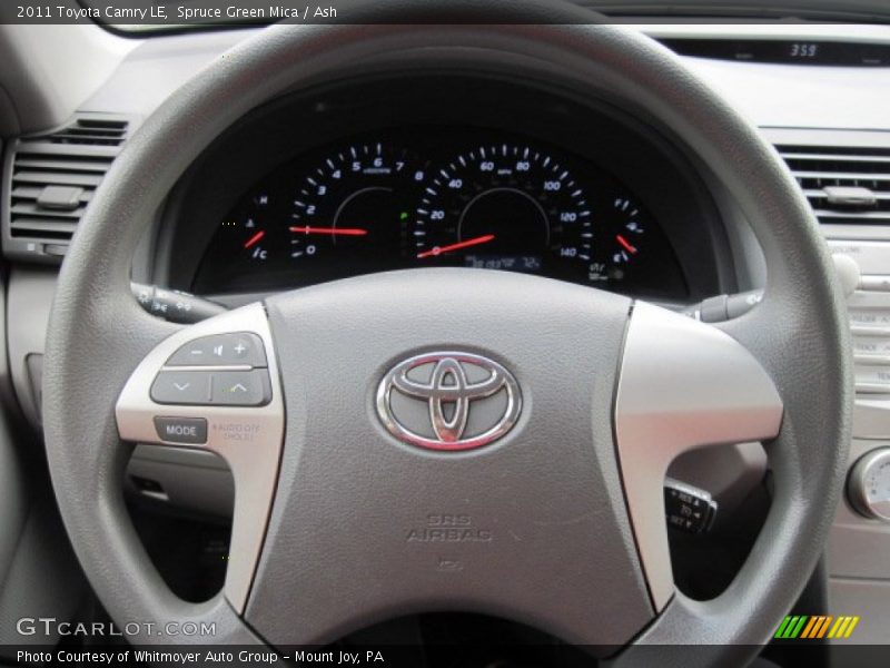 Spruce Green Mica / Ash 2011 Toyota Camry LE