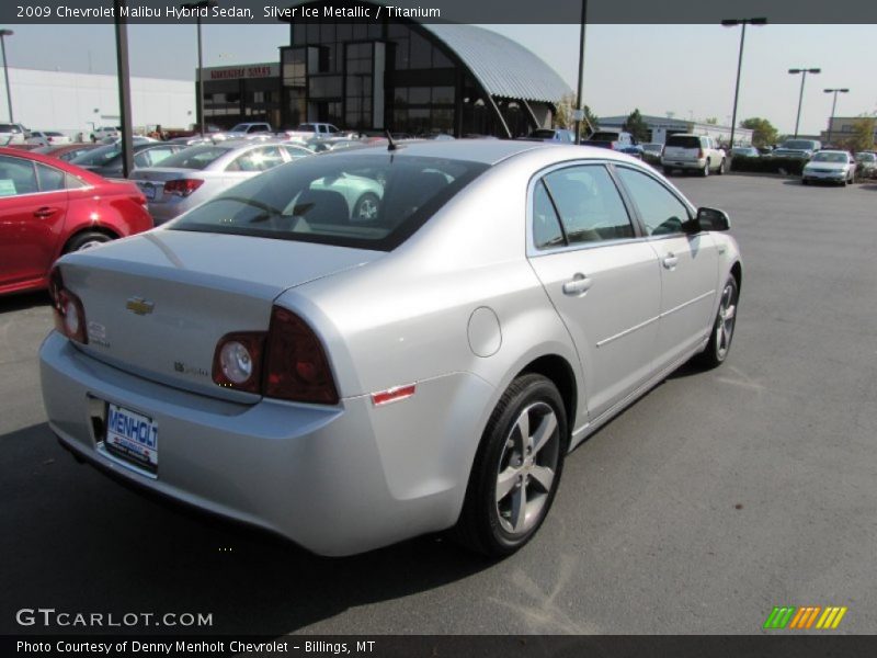 Silver Ice Metallic / Titanium 2009 Chevrolet Malibu Hybrid Sedan