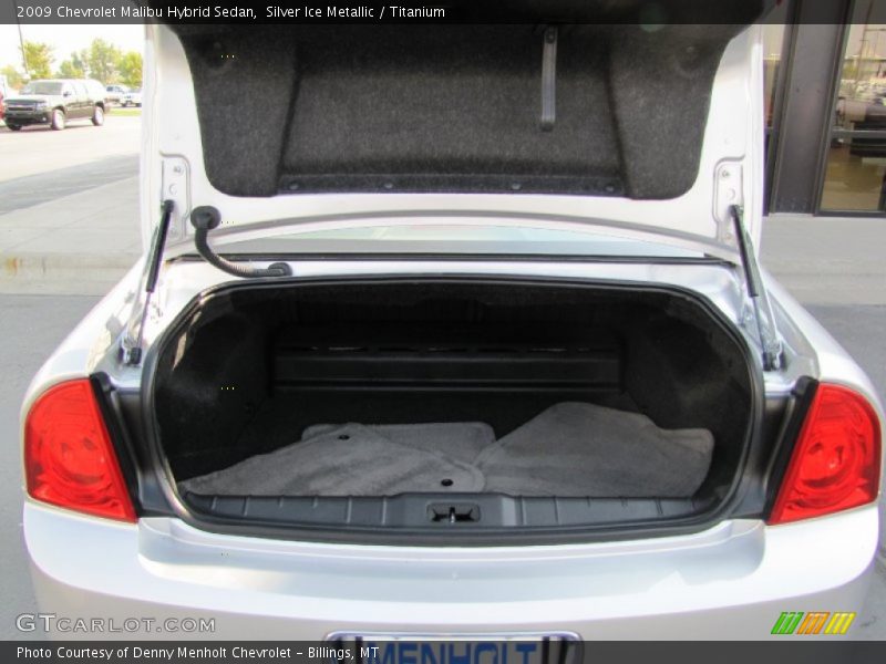 Silver Ice Metallic / Titanium 2009 Chevrolet Malibu Hybrid Sedan