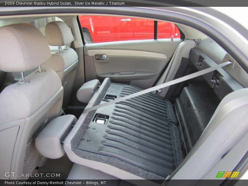 Silver Ice Metallic / Titanium 2009 Chevrolet Malibu Hybrid Sedan