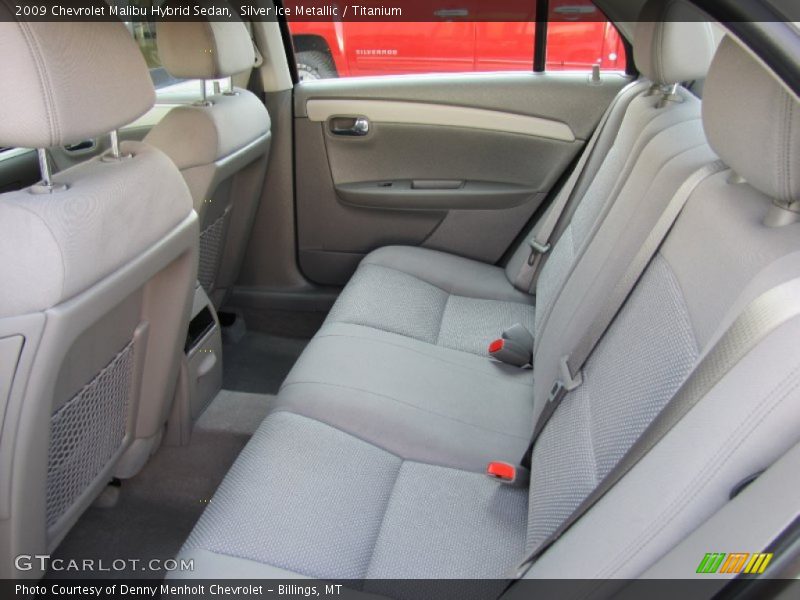 Silver Ice Metallic / Titanium 2009 Chevrolet Malibu Hybrid Sedan