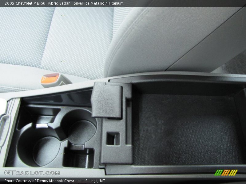 Silver Ice Metallic / Titanium 2009 Chevrolet Malibu Hybrid Sedan