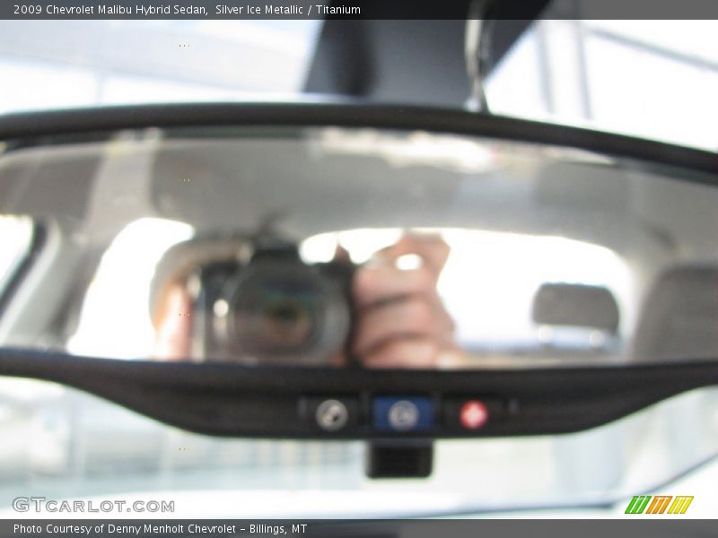 Silver Ice Metallic / Titanium 2009 Chevrolet Malibu Hybrid Sedan