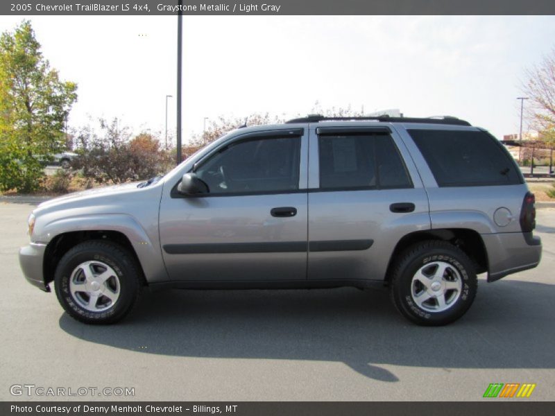 Graystone Metallic / Light Gray 2005 Chevrolet TrailBlazer LS 4x4