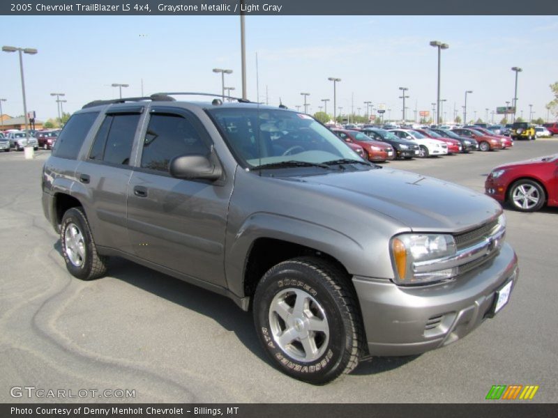 Graystone Metallic / Light Gray 2005 Chevrolet TrailBlazer LS 4x4