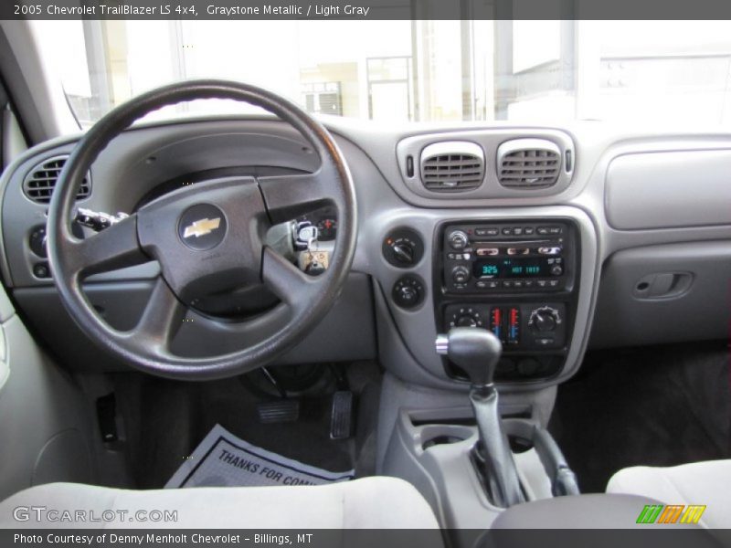 Graystone Metallic / Light Gray 2005 Chevrolet TrailBlazer LS 4x4