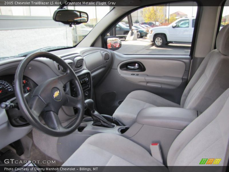 Graystone Metallic / Light Gray 2005 Chevrolet TrailBlazer LS 4x4