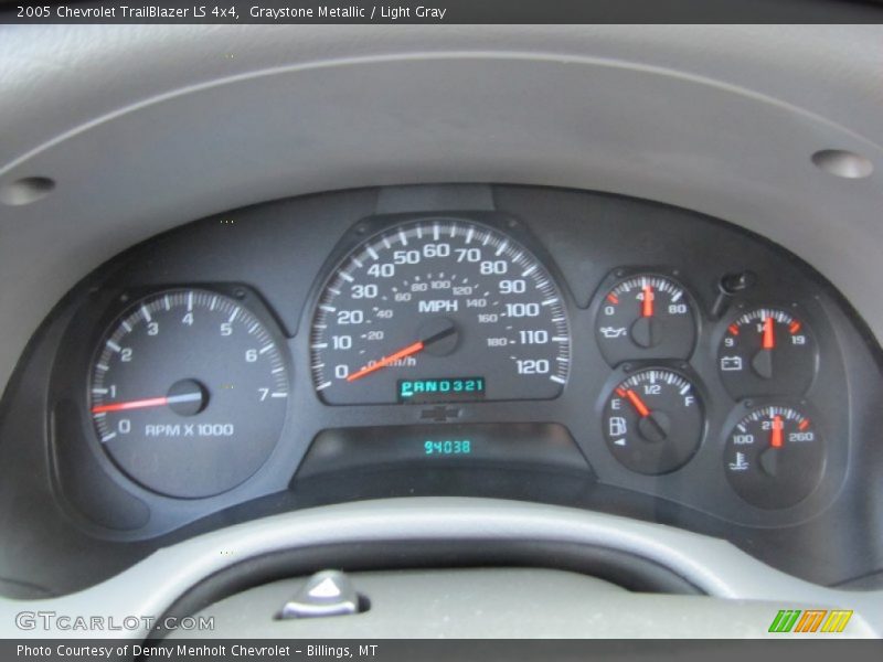 Graystone Metallic / Light Gray 2005 Chevrolet TrailBlazer LS 4x4