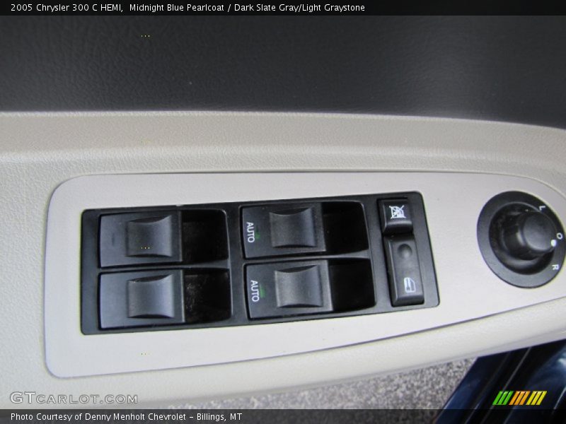 Midnight Blue Pearlcoat / Dark Slate Gray/Light Graystone 2005 Chrysler 300 C HEMI