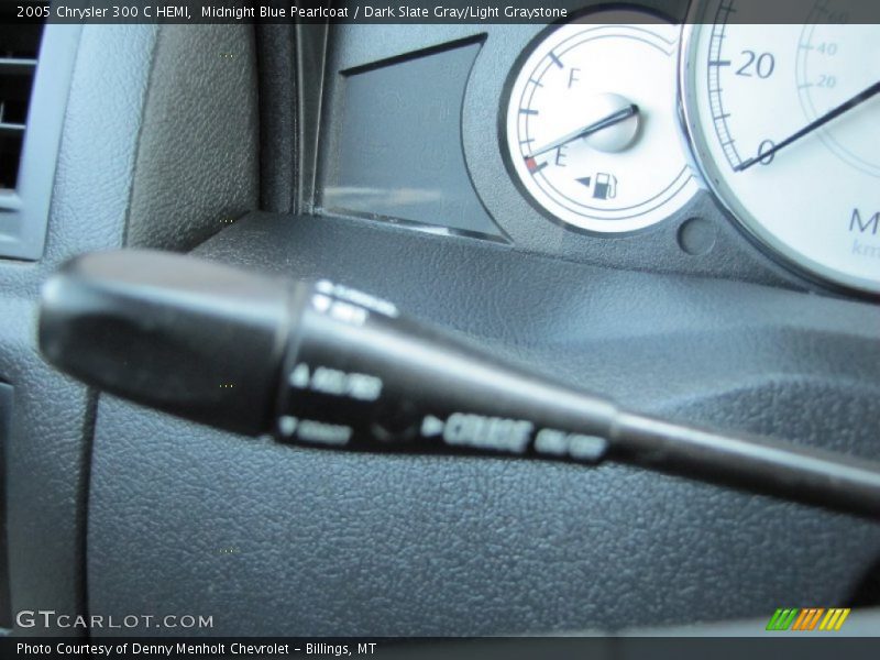 Midnight Blue Pearlcoat / Dark Slate Gray/Light Graystone 2005 Chrysler 300 C HEMI