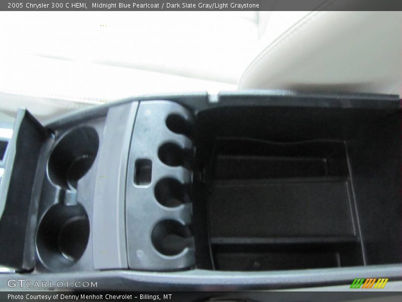 Midnight Blue Pearlcoat / Dark Slate Gray/Light Graystone 2005 Chrysler 300 C HEMI